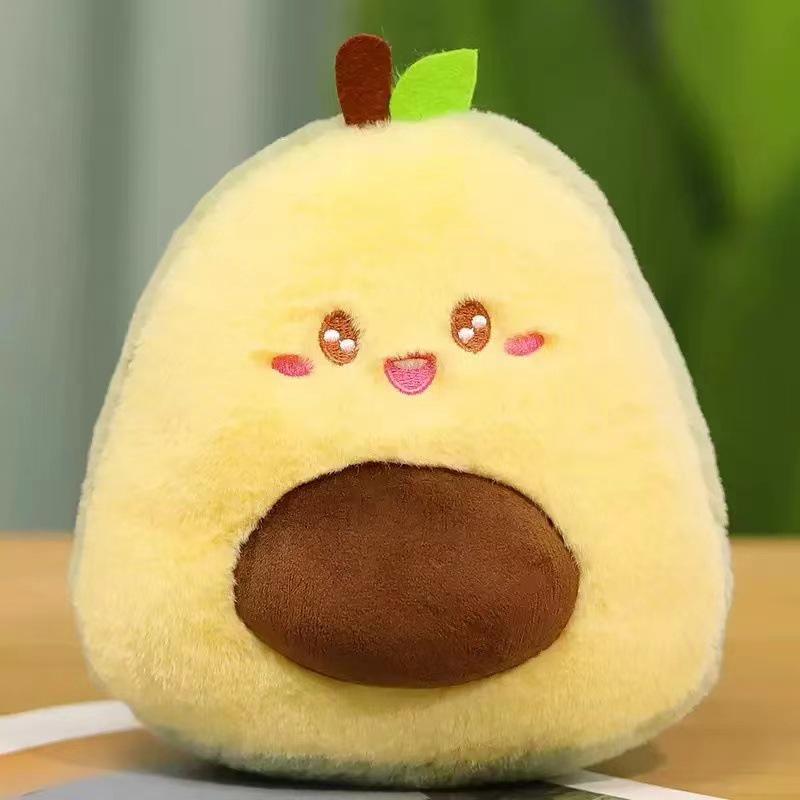 Fruit & Vegetable Plush Toy Set: Watermelon, Pineapple, Banana, Peach, Strawberry, Mango Cloth Dolls