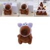 Adorable Capybara Plush Toy Bag Charm Soft Stuffed Animal Doll With Cute Design