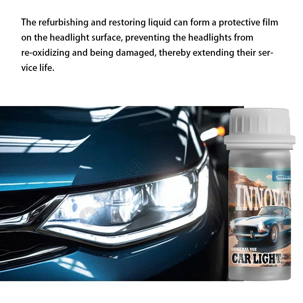 Polish Headlight Chemical Polishing Kit Headlight Liquid Polymer Repair Fluid Headlights Car Headlight Restoration Motorcycle
