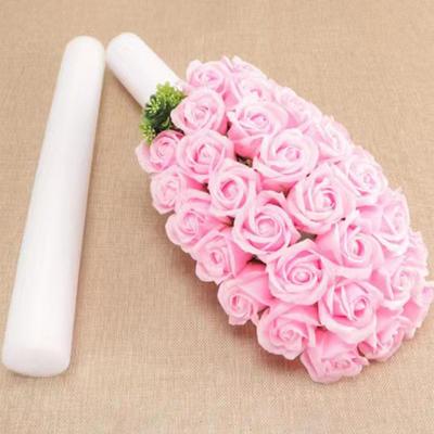 1 Stücke Diy Schaum Streifen Hochzeit Blume Anordnung Basis Zylindrischen Weißen Stick Solide Vorhang Floral Schwamm Event Party Requisiten