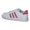 Adidas Grand Court Lifestyle Tennis Sneakers LKK25 Footwear Real White Size Cm Lace-Up Kids, White/Team Magenta/Footwear (GY4764), 19.0