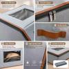 Transparent Window Hat Storage Box Folding Cap Storage Container Baseball Cap Organizer  Dorm