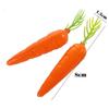 50pcs Simulation Mini Foam Vegetable Carrot