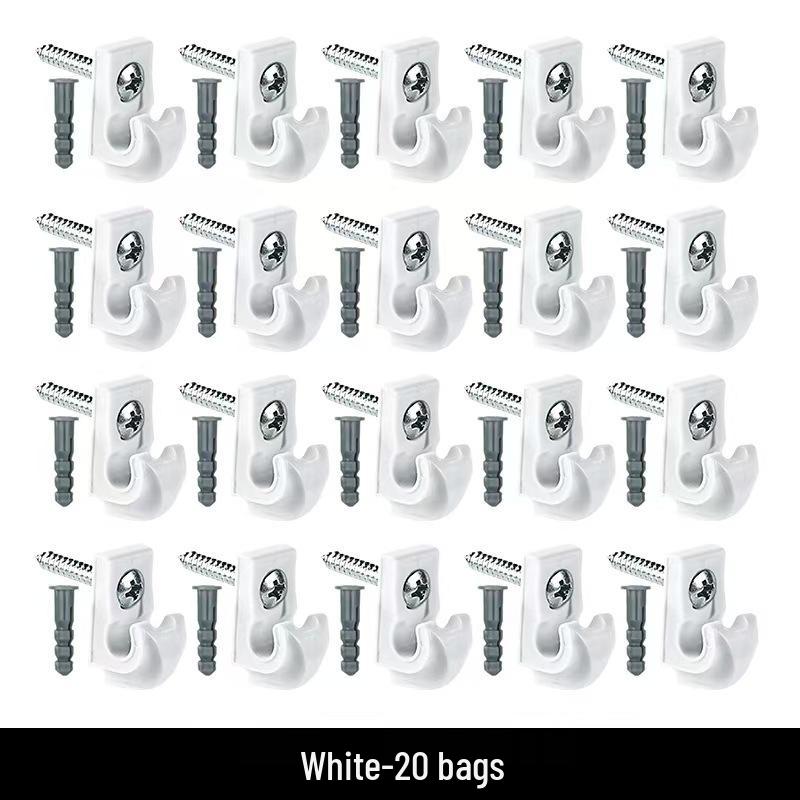 

Ветрозащитные усиленные уличные светодиодные гирлянды крючки - закручивающиеся клипсы для подвешивания