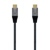 Aisens USB 3.2 type-C Cable Aisens A107-0634 20gbps 5a 100w/ Usb Type-c Male - Usb Type-c Male/ Up To 100w/ 2500mbps/ 2m/ Gray