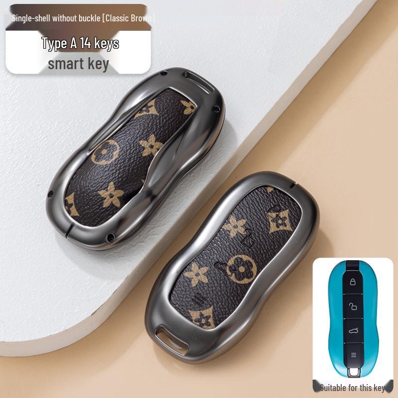 Compatible Metal Shell Key Case for Xiaomi SU7 2024 7Pro/MAX - Full Coverage Buckle Design for Men & Women