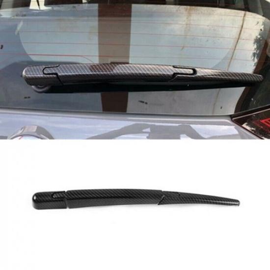 Carbon Fiber Rear Window Wiper Arm Blade Cover Trim For Nissan Rogue -2024