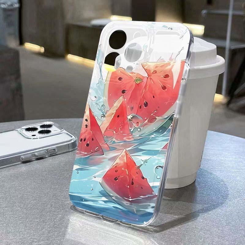

Fruit strawberry Lemon Pattern Case For Samsung S25 S24 Ultra S22 Plus S21 FE Cases For Samsung A56 A36 A16 A55 A54 A35 Cover Galaxy A13 5G