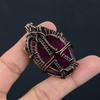 Tree Of Life Ruby Pendant Gemstone Jewelry, 999 Copper Wire Wrapped Handmade Pendant, Latest Design Jewelry