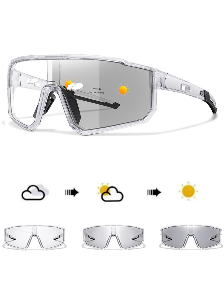 New Style Brand Bicycle Photochromic Eyewear Men Women MTB Bike Running Fishing Cycling Glasses Comfortable Goggles UV400