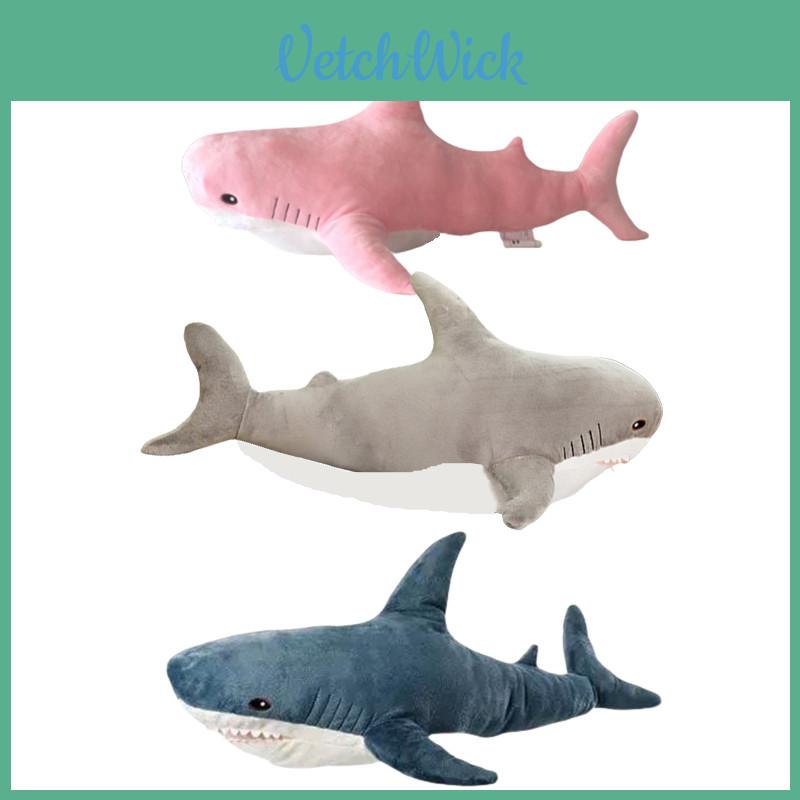 Realistic 3d Shark Stuffed Animal Toy Pillow For Decoration And Kids Gift