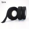3pcs Self-Adhesive Flannel Electrical Tape Soundproofing Noise Reduction Insulation and Shock Absorption Tape for Cable Bundling