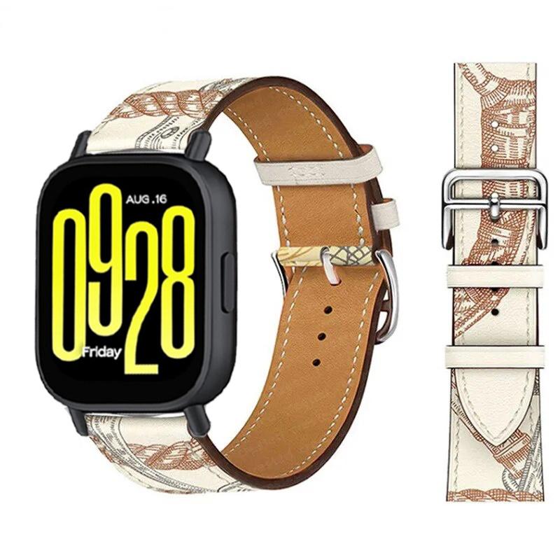22mm watch Straps For Redmi watch 5 lite/5 active smartwatch sport Leather loop bracelet correa Xiaomi Redmi watch5 active band