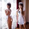 Sex lingerie pure maid no temptation cute maid belly pocket apron cosplay suit