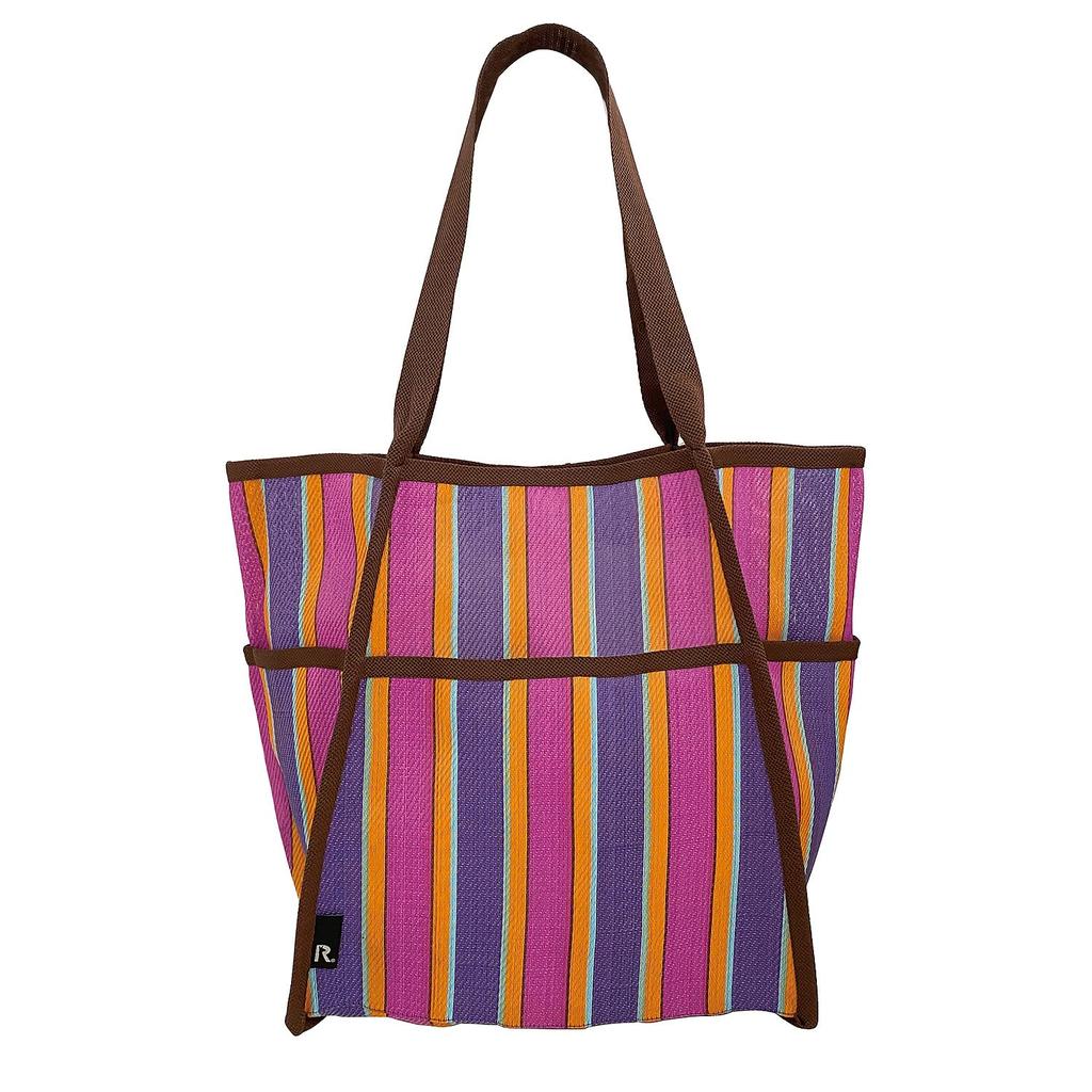 3063 Lightweight Mesh Zack Tote Bag SC Medium Marche Zacque [Rootote] (Pink)