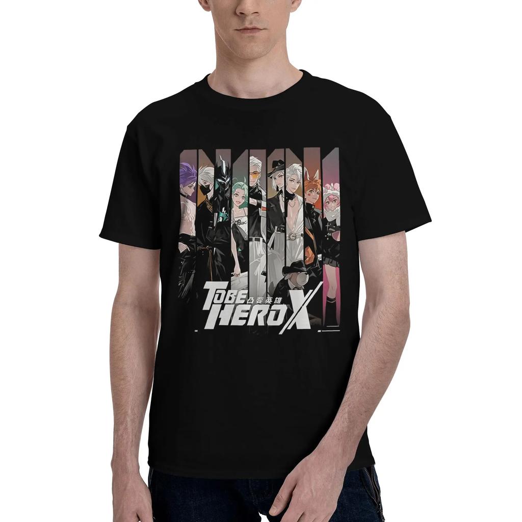 Men Womens TShirts To Be Hero X Anime Humorous Pure Cotton Tees Short Sleeve T Shirt Crew Neck Clothes Gift
