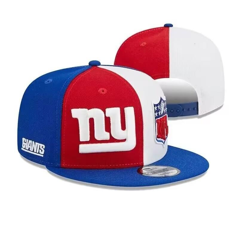 Unisex Embroidered Flat Brim Baseball Cap NFL Team Style Outdoor Sun Hat