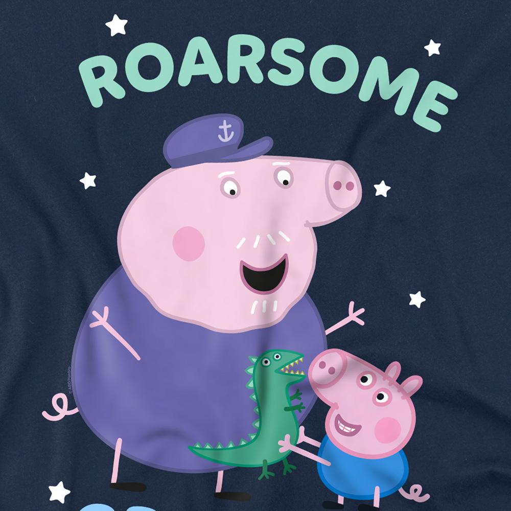 Peppa Pig Unisex Adult Roarsome Grandpa Pig T-Shirt