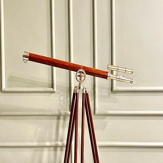 

Деревянный латунный телескоп для дальних обзоров, телескоп на Рождество, давно стоящий телескоп, телескоп со штативом, рождественский подарок