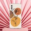 Phone Case For Samsung A56 A36 A26 A24 A16 A14 A12 A32 A50 A70 A20E A22 A40 A34 A54 A42 A52 5G A04s A06 Cover One Line Art