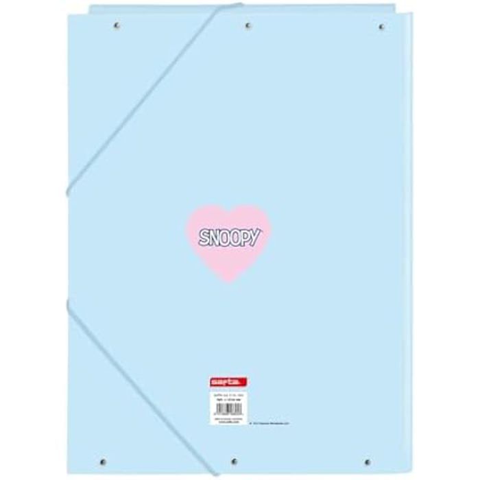 Segregator Folio - SAFTA - SNOOPY LOVE - Twarda okładka - 3 zakładki - Dziecko