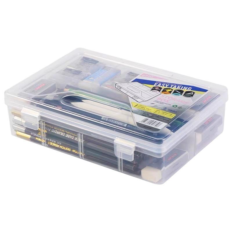 

Double-Layer Makeup & Hair Accessory Storage Box белый