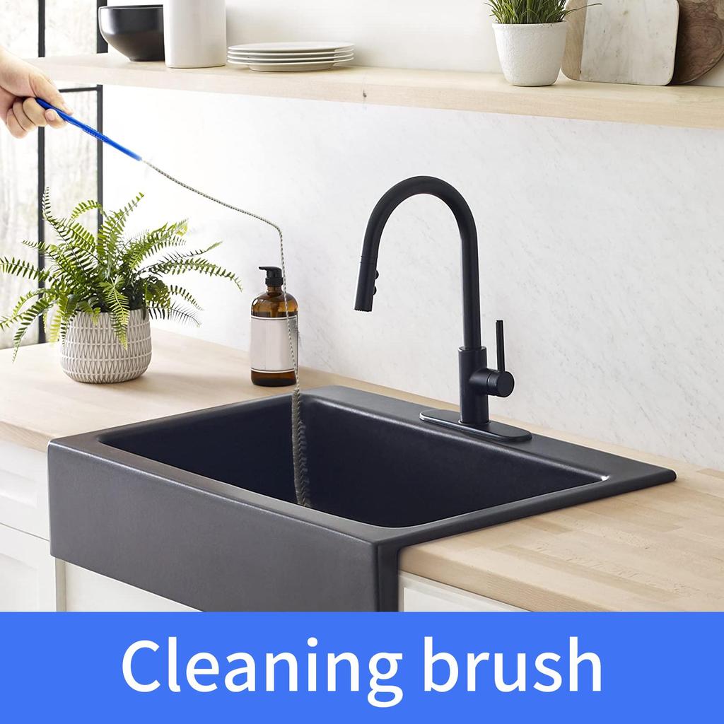 Drain Cleaner Brush Bendable Sewer Cleaner Ergonomic Drain Brush For Sink Bathroom Hair Clogs Toilet Garbage Kitchen Sewer