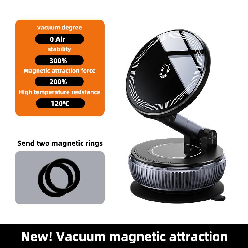 Upgraded Vacuum Magnetic Phone Holder Stand, for Magsafe Suction Cup Phone MountAdjustable Swivel Lock, for Your Car/Gym/Mirror