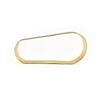 Electroplated Gold Nail Salon Hand Rest - Customizable Nail Art Accessory