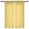 Modern Yellow Moroccan Geometry Curtains Bedroom Living Room Drapes Kitchen Children Window Curtain Home Decor Polyester Ideal For Sitting