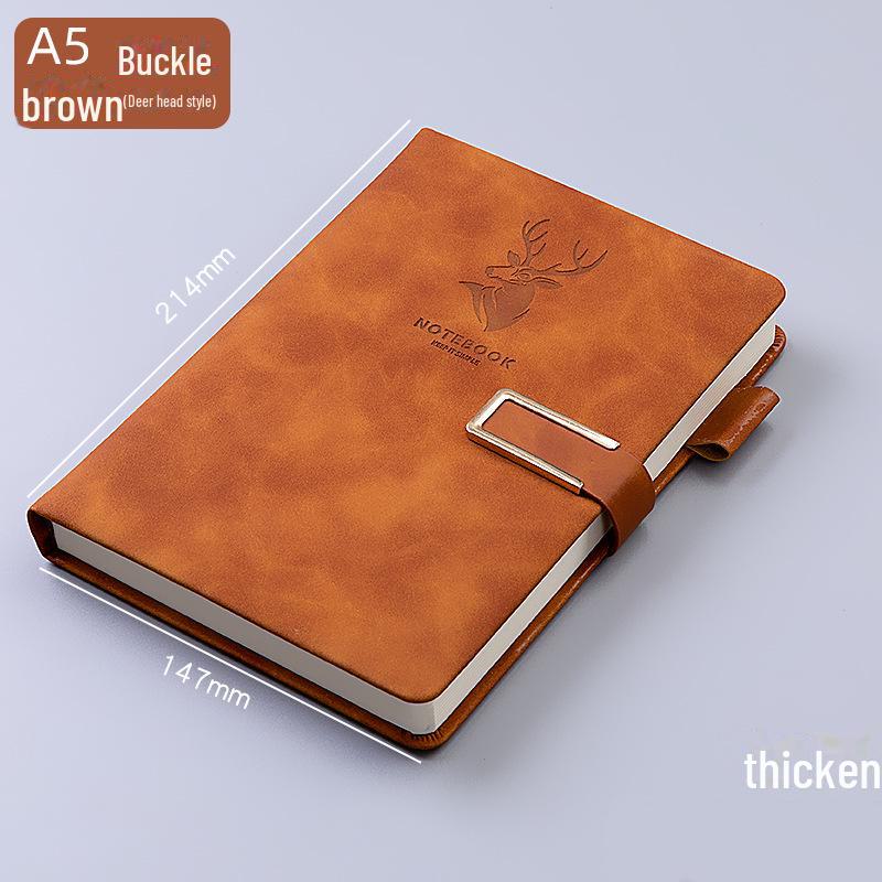 "Wenzhou A5 Buckle Notepad: Thick, High-Value Notebook Gift Box Set"