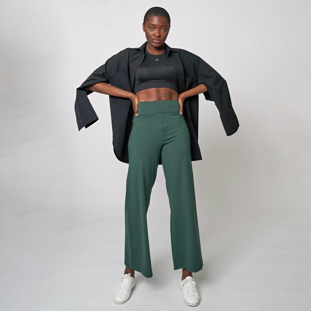ATHPLATFORM Aw31Pl02 Wide Leggings_Dark Green