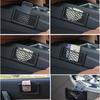 Car Organizer Mesh Storage Bag Net Pocket Mobile Phone Holder Auto Accessories Multi Function Car Storage Net Pocket Standard