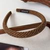 Autumn & Winter Korean Style Vintage Wool Twill Headband for Elegant Outings