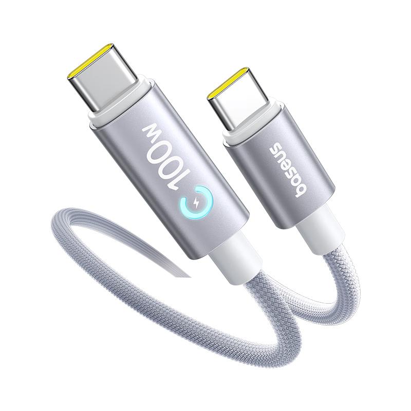 Baseus 100W PD Dual Type-C Smart Auto-Disconnect Fast Charging Cable