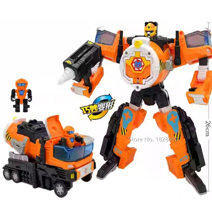 New Carbot FIENT Transformation Car To Robot Toys Action Figures Transforming Robot Police Toy for Children Gift
