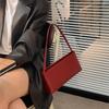 JIAERDI Retro Red Underarm Bag Women Simple Leather Large Capacity Shoulder Bag Ladies Fashion Versatile Luxury Handbag Chic New