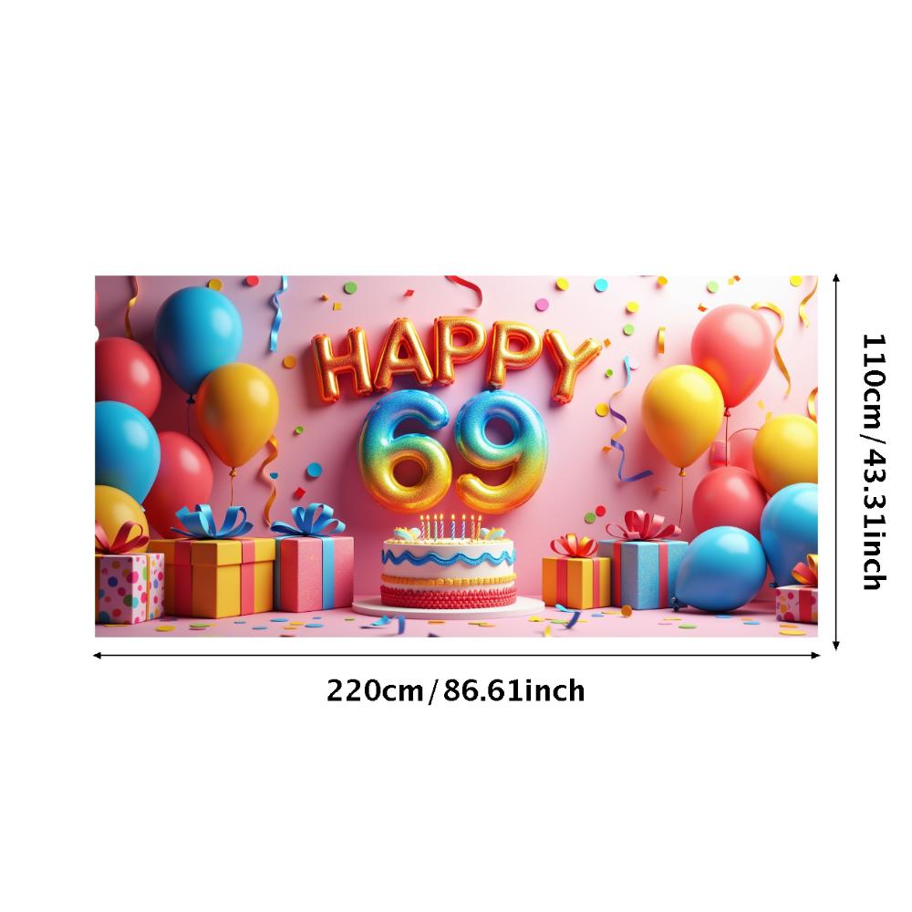 Photography Props Large Celebration Background Birthday Decorations Birthday Banner For Party Supplies Photography Family