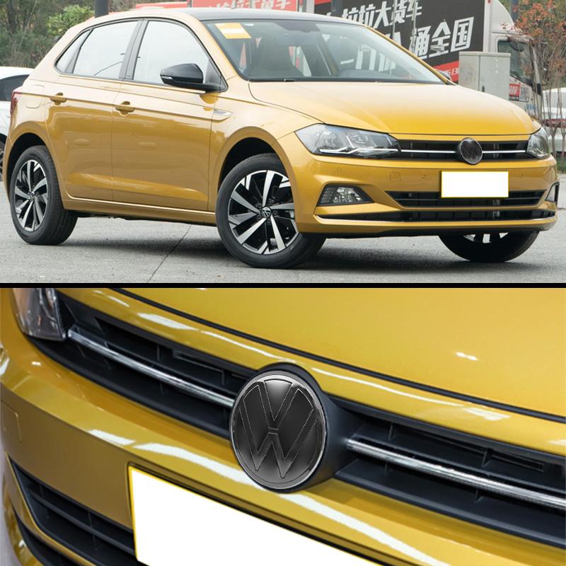 2026 Caldo Per VOLKSWAGEN VW 2pz Per VW Volkswagen POLO 2019-2024 Sostituzione Copri Coperchio Emblema Anteriore/Posteriore Auto Logo Badge A