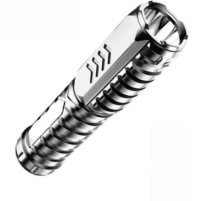 9 Modes LED Flashlight Powerful Zoom Camping Lantren Aluminum Alloy Torch Outdoor Light with Hooks USB Rechargeable