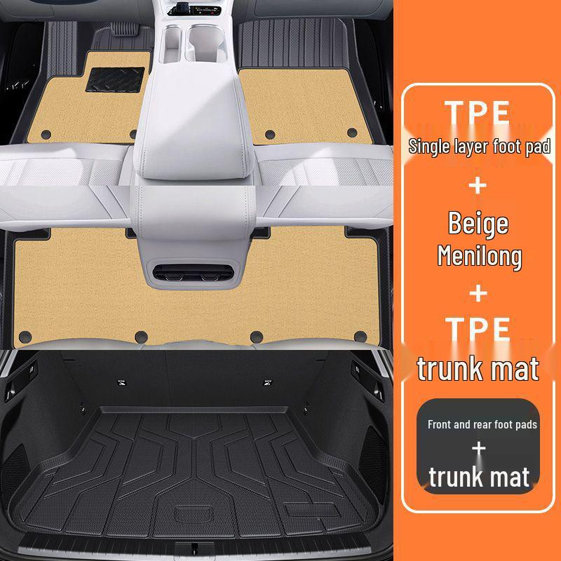 Geely Xingyuan TPE Youth Edition Floor Mats & Dream Carpet Trunk Mat Set - Full Coverage for 26 Models