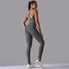 Nessaj Seamless Yoga Set Women Sports Outfit 2 Pieces Fitness Bra High Waist Leggings Running Workout Tracksuit
