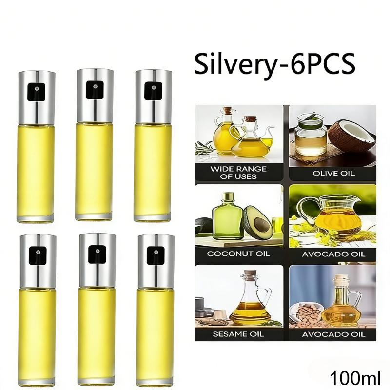 Glass Oil Sprayer for Cooking Olive Spray Mister for Salad BBQ Kitchen Baking Empty Vinegar Bottle