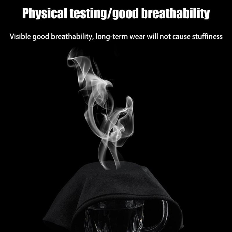 Pălărie Neagră Acoperire Față Completă Fără Găuri Femei Bărbați Căciulă Balaclavă Cs Protecție Solară Uv Festival Cosplay Recuzită Costume Spandex Mască Completă