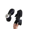 Platform Loafers Women's Shoes 2025 New Height-increasing Women's Shoes British Style Small Leather Shoes Women's Black Single Shoes