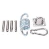 Suspension Bracket Hammock Mount with Square Door Buckle Spring Steel Expansion Screw Carabiner