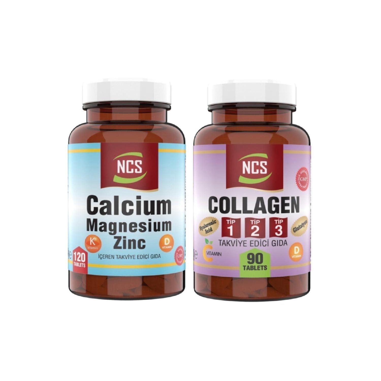 

Collagen Type 1-2-3 (collagen) 90 Tablets Calcium 120 Tablets