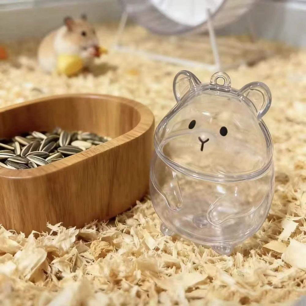 Pet Shaped Hamster Hair Storage Hair Container Pet Hair Memorial Keyring  Jewelry Gift