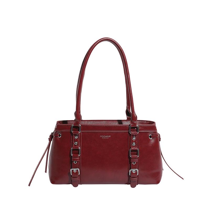Retro Niche Underarm Tote: 2025 Autumn/Winter Korean Fashion, Versatile Large-Capacity Handbag
