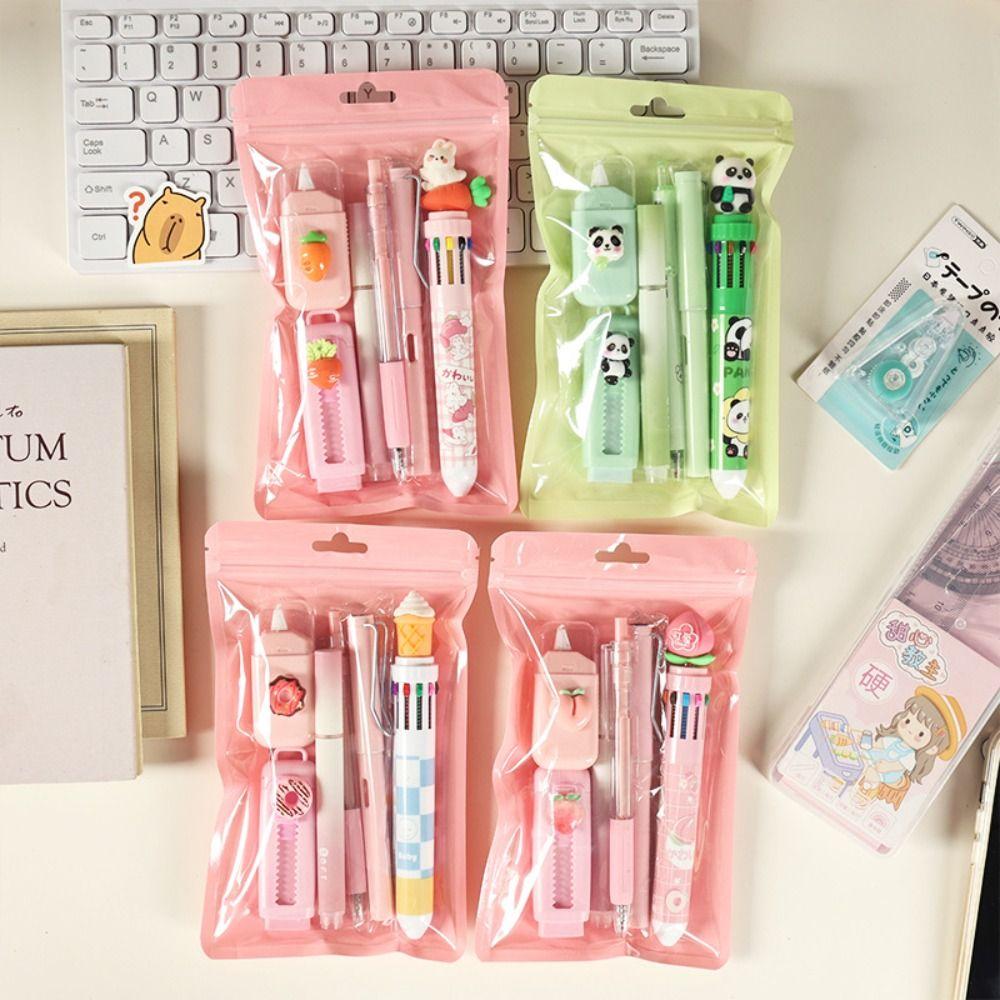 Non-repeating Gel Pen Portable Ballpoint Pen INS Pencil Eraser  School Prize